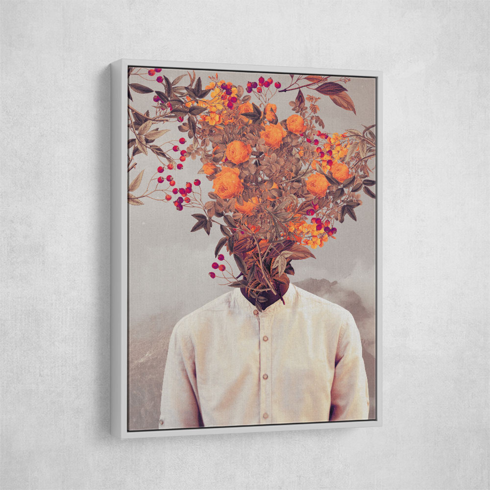 Radiant Bloom Abstract Wall Art
